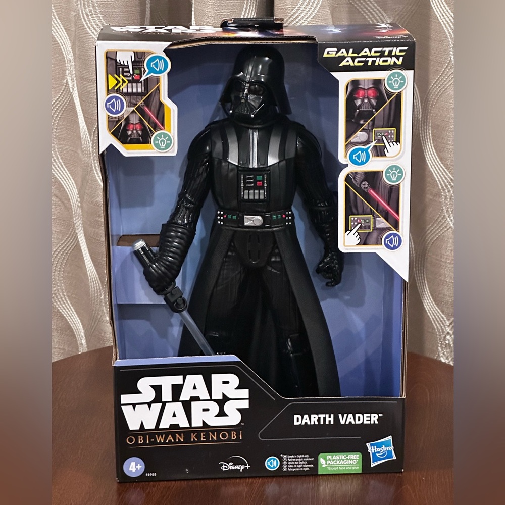 Star Wars Obi-Wan Kenobi Galactic Action Interactive Darth Vader New In Box